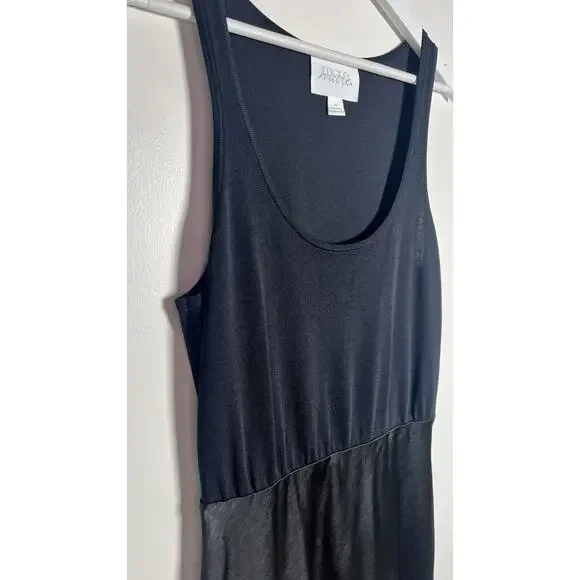 Anthropologie x Mare Knit Slip Twofer Black Midi Dress - Picture 7 of 13